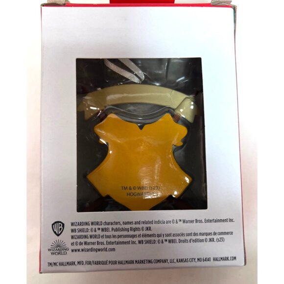 Hallmark Harry Potter Hogwarts Crest Christmas Tree Ornament - Picture 2 of 2